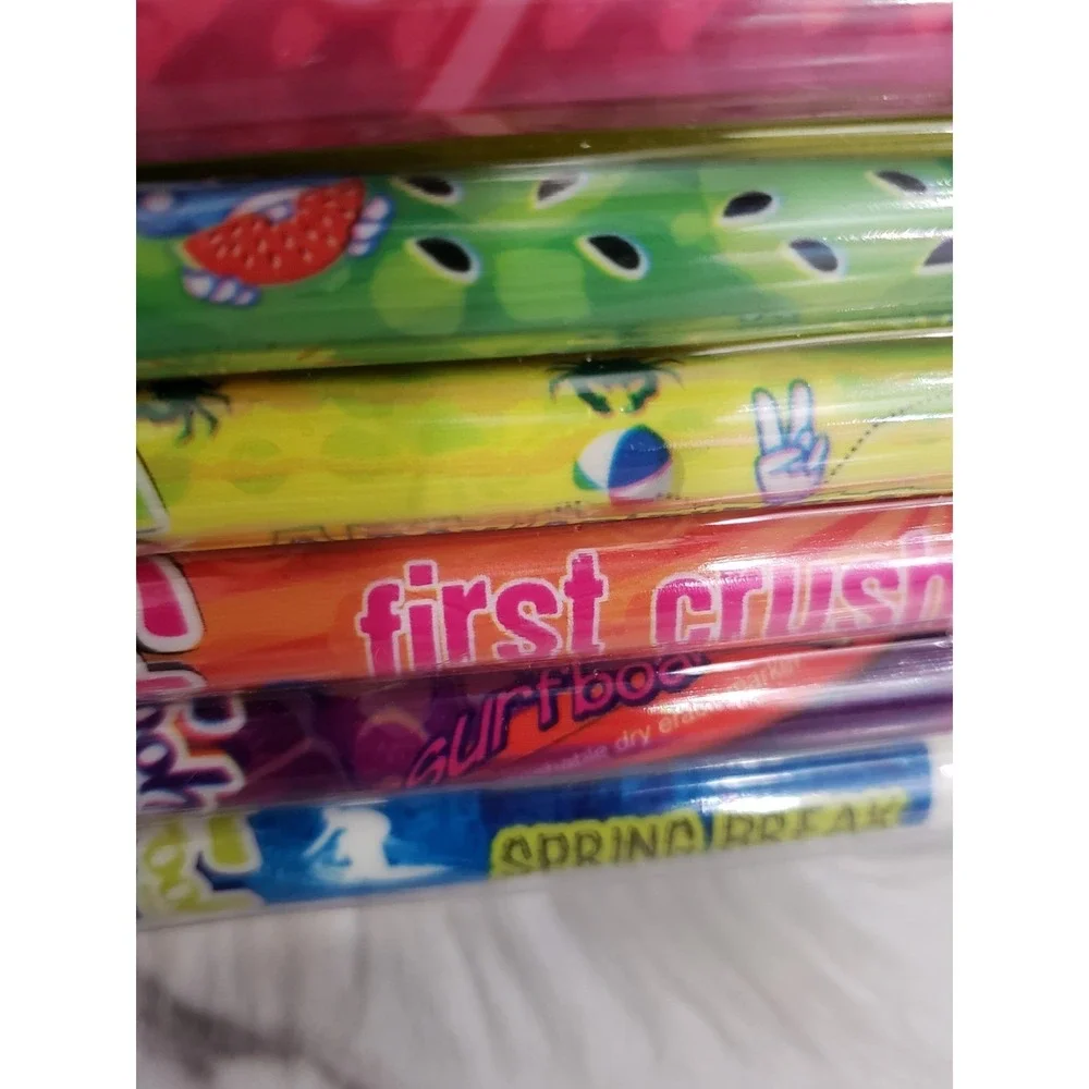 FOOHY‎ Dry Erase Markers Washable Thinline 6 Pack SMELLY Vintage 2006 MONKEY
